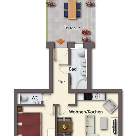 Brise Jasmin App 02 * Heringsdorf (Usedom)